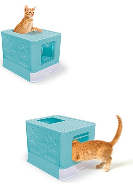Çekmeceli Üstten Elekli Kapalı Kedi Tuvaleti fiyatları
