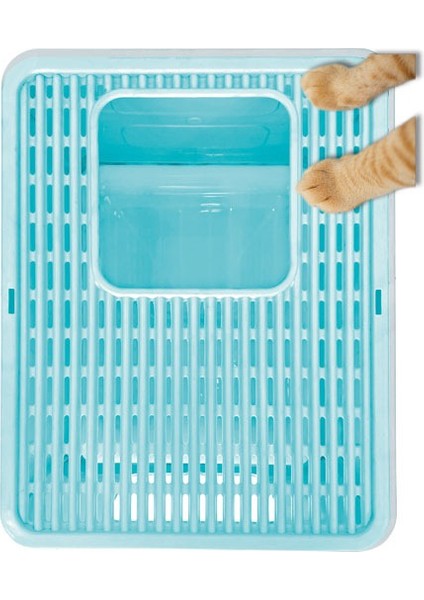 Çekmeceli Üstten Elekli Kapalı Kedi Tuvaleti modelleri