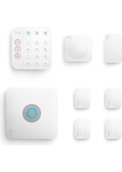 Alarm Pro 8 Parçalı Kit - Dahili Eero Wi-Fi 6 Yönlendirici