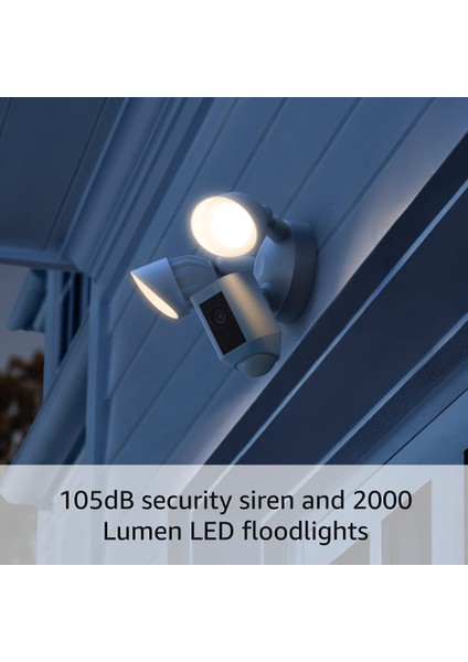 Floodlight Cam Wired Plus - Hareketle Etkinleştirilen 1080P Hd Video