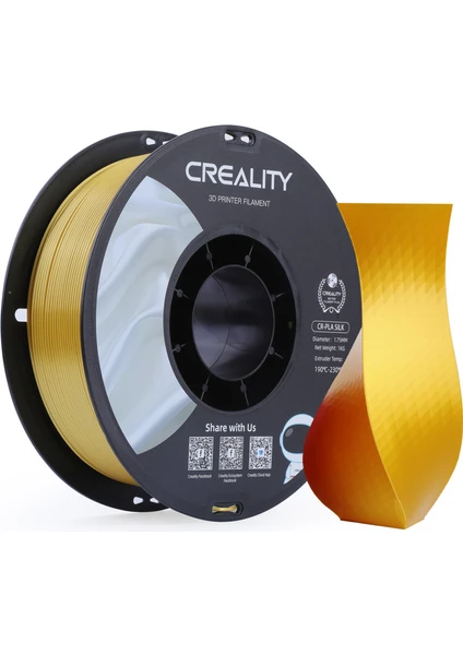 Cr-Sılk Filament Altın 1.75MM 1kg Standart