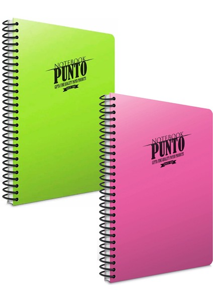 Punto A5 80 Yaprak Kareli ve Çizgili Defter Seti