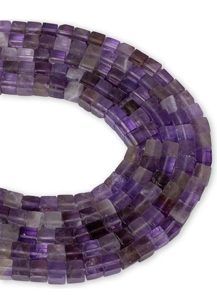 4x4 mm Ametist Taşı Dizi