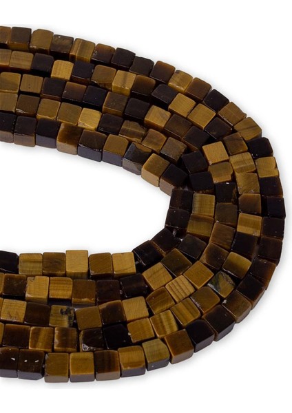 4x4 mm Kaplan Gözü Taşı Dizi