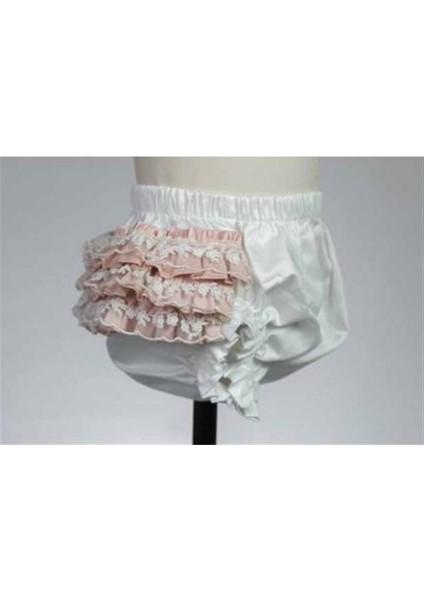 Medekids Dantelli Külot Ekru-Pembe 0-3 Ay