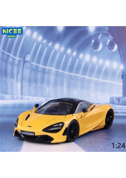 Mclaren 720S 1:24 Model Maket Araba Sarı