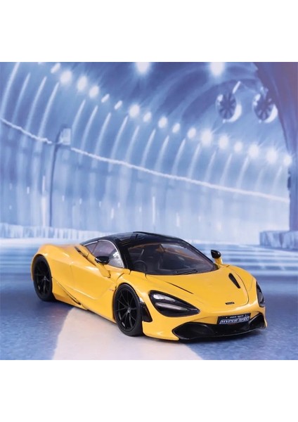 Mclaren 720S 1:24 Model Maket Araba Sarı