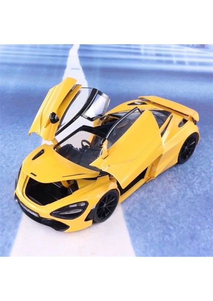 Mclaren 720S 1:24 Model Maket Araba Sarı