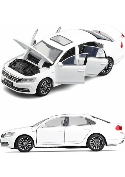 Vw Lisansli Passat Maket Metal Araba Birebir Ayni Sunrooflu Beyaz