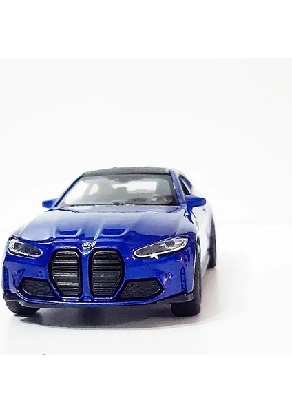 Bmw M4 1:38 Maket Model Araba Mavi