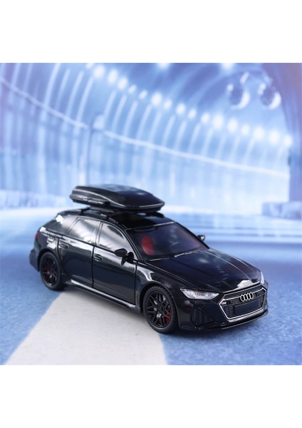 Audi Rs6 1:24 Metal Maket Araba Siyah Birebir Wagon