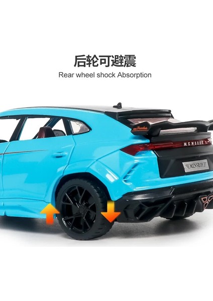 Lamborghini Urus 1:24 Model Maket Araba Mavi