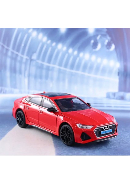 Audi Rs7 1:24 Metal Maket Araba Kırmızı Birebir Wagon