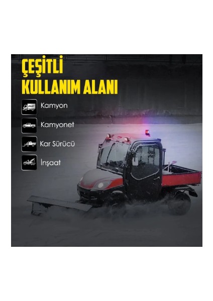 Iknatıslı Çakarlı Tepe Lambası Çakmaklık Soketli fırsatları