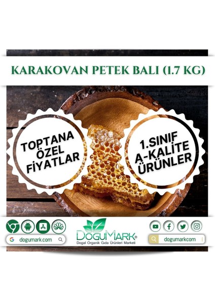 Karakovan Petek Balı (1.7 Kg)