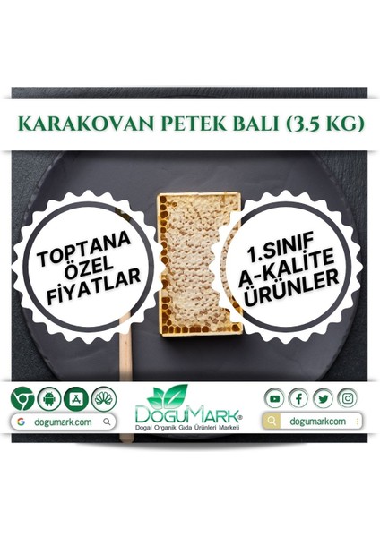 Karakovan Petek Balı (3.5 Kg)