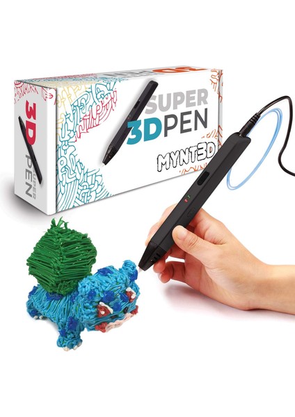 Super 3D Kalem, 1.75MM Abs ve Pla Uyumlu 3D Yazıcı Kalemi