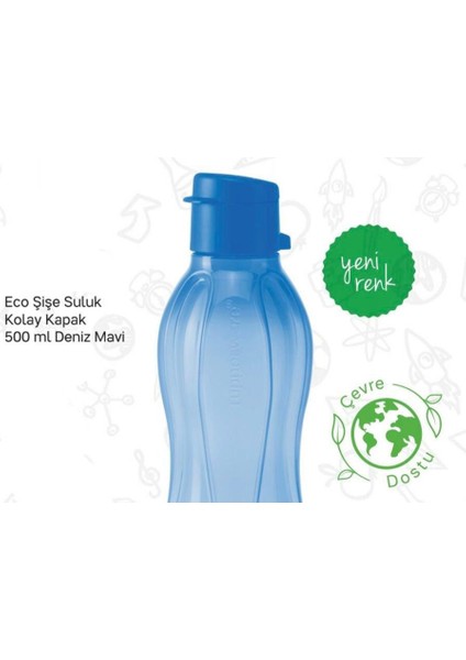 500 ml Eco Su Şişesi 2'li Mavi Pembe fiyatları