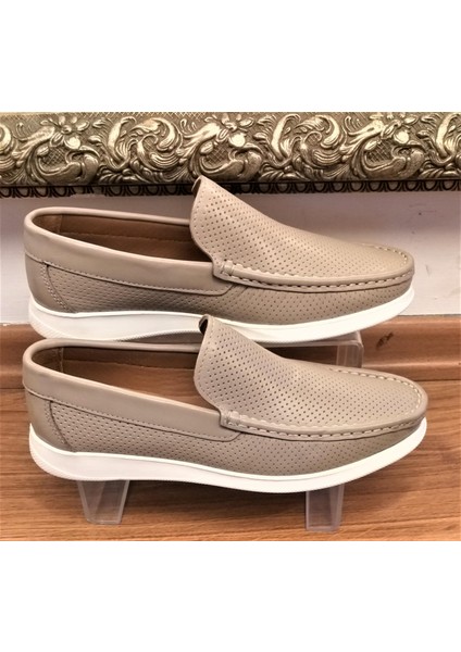 Bagsshoes 15003 Erkek Günlük Hakiki Deri Evalı Anatomik Taban Loafer Ayakkabı