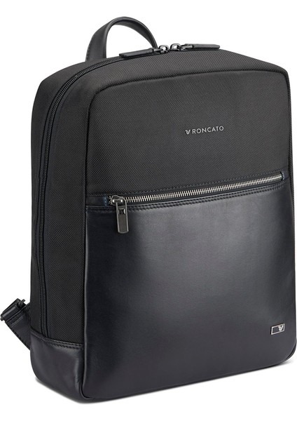 Unisex Sırt Çantası 41244501 Roncato Alabama Business Backpack ( Pc 14"/ Tablet 11" ) 29X37,5X11 Black