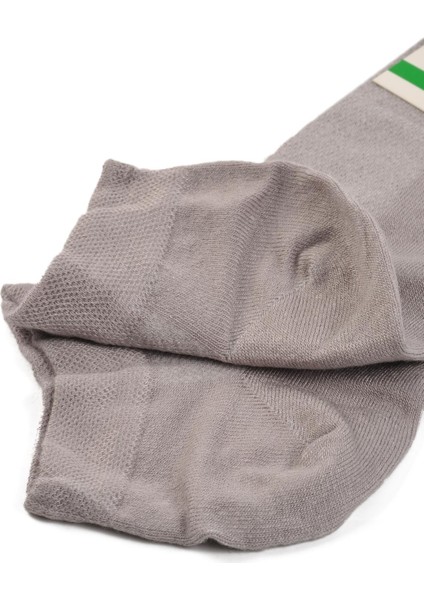 24K001 Gri Bambu Patik Çorap