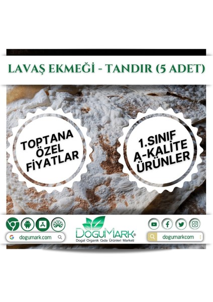 Lavaş Ekmeği - Tandır (5 Adet)