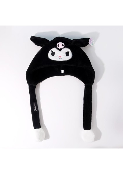 Kawaii Kuromi Sevimli Hareketli Kulaklı Şapka Işıklı