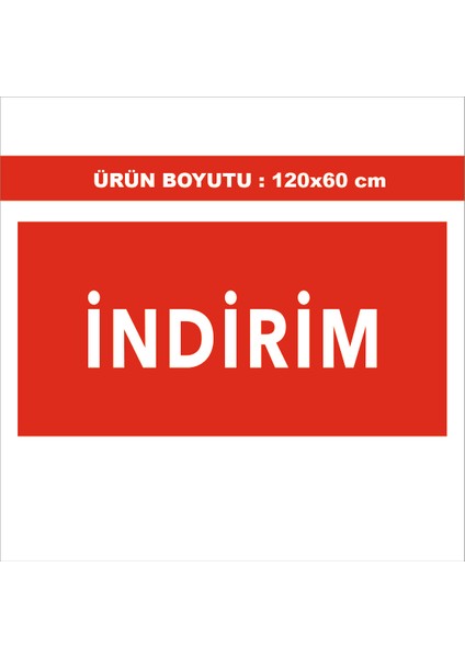 Mağaza Vitrin Indirim Yazısı Sticker (Model 3)
