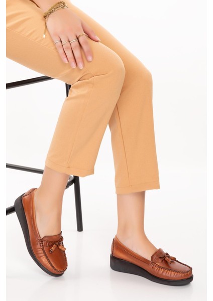 ARTI ARTI AYAKKABI ARTI-ARTI001-7475-505 Deri Ortopedik Kadın Bağsız Taba Roc Ayakkabı fiyatları