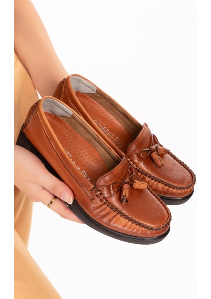 ARTI ARTI AYAKKABI ARTI-ARTI001-7475-505 Deri Ortopedik Kadın Bağsız Taba Roc Ayakkabı fırsatları