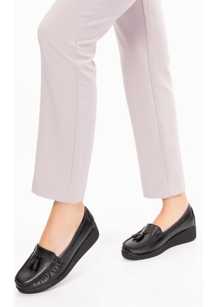 ARTI ARTI AYAKKABI ARTI-ARTI001-7475-501 Deri Ortopedik Kadın Bağsız Siyah Roc Ayakkabı fiyatları