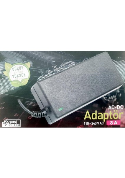 Çakmak Adaptörü Araç Çakmaklık Çevirici Ev Tipi Çevirici Adaptör 3AMPER/12VOLT