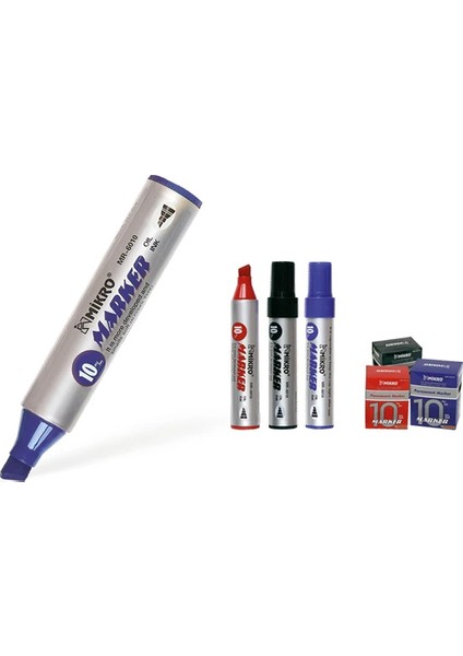 Kalıcı Yazı Kalemi Permanent Jumbo Marker 10 mm (2 adet)