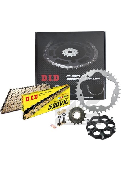 DID-Jt 2002-2010 Honda Vfr 800 Uyumlu Zincir Dişli Set Gold (Sarı) Renk fiyatları