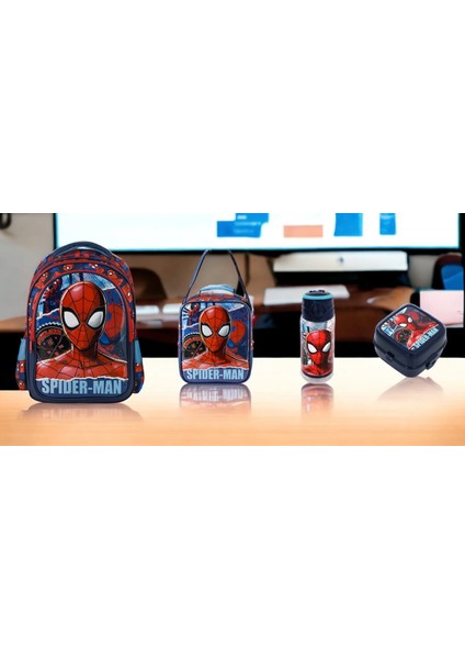 Spiderman Torn W2 Okul Çanta Seti (4 Parça)