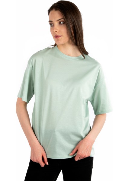 - Oversize Pamuk Kadın T-Shirt
