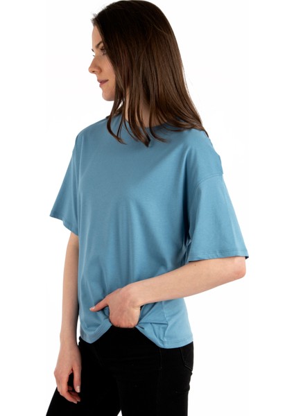 - Oversize Pamuk Kadın T-Shirt