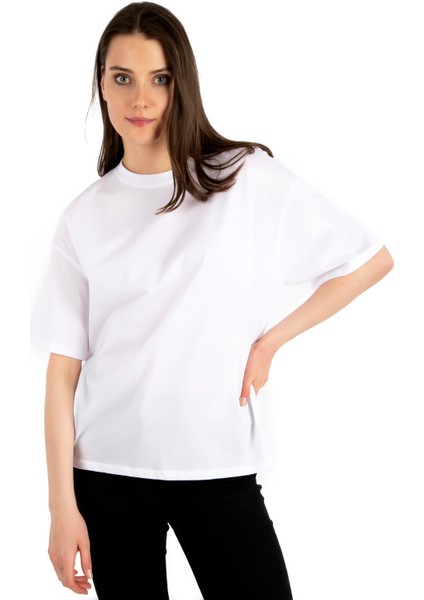 - Oversize Pamuk Kadın T-Shirt