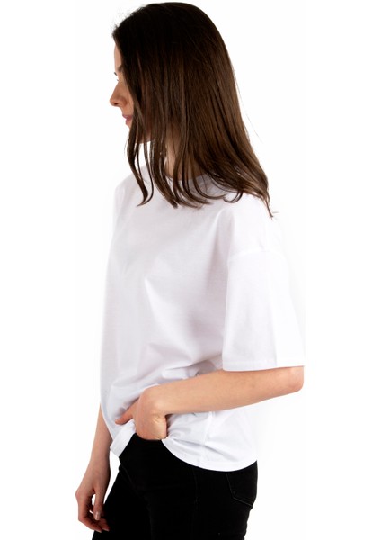 - Oversize Pamuk Kadın T-Shirt