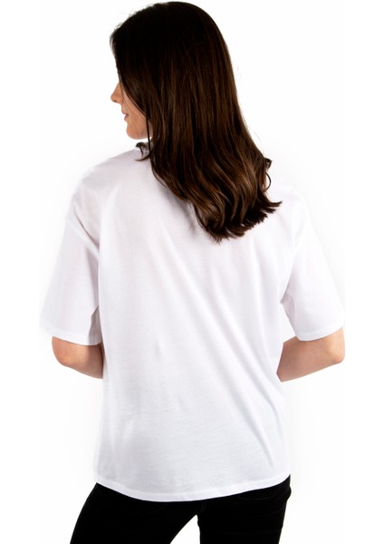 - Oversize Pamuk Kadın T-Shirt
