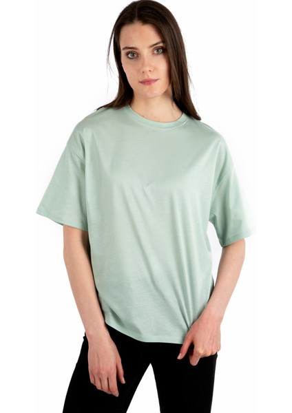 - Oversize Pamuk Kadın T-Shirt
