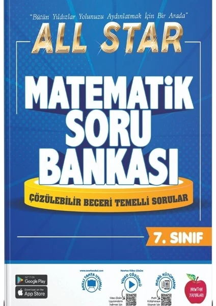 Newton Yayınları 7. Sınıf All Star Yeni Matematik Soru Bankası - Ntny