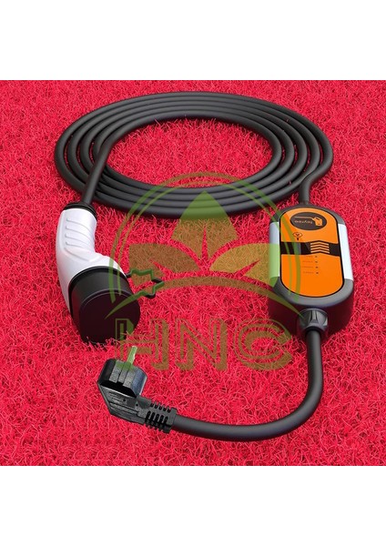 Taşınabilir Elektrikli Araç Şarj Istasyonu Ev Prizi Tip 2 16A 3.5kw Iec 62196-2