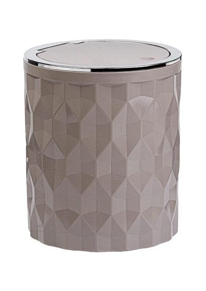DMD-102 Diamond Çöp Kovası Bej Krom