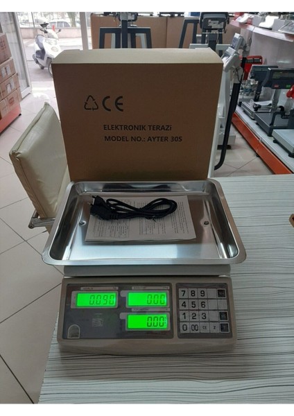 Terazi 30 kg Bakanlık Onaylı