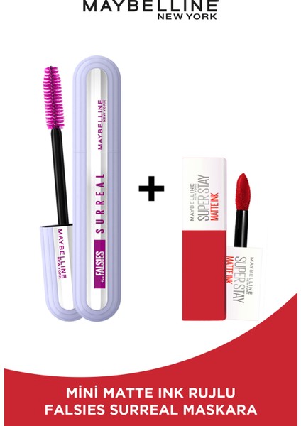 Falsies Surreal Maskara - Mini Matte Ink 20 Pioneer Hediyeli