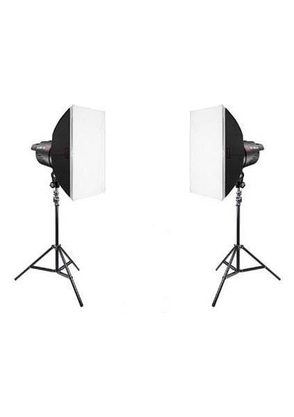 Jınbeı Efıı-60 Cob Led Video Işığı 2'li Set 5500K