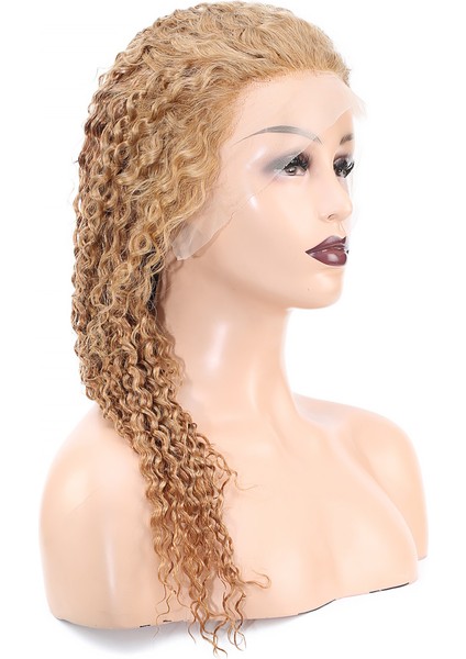 Marpessa Afro Dalga Front Lace Gerçek Tül Peruk - Balköpüğü - 60-65 cm