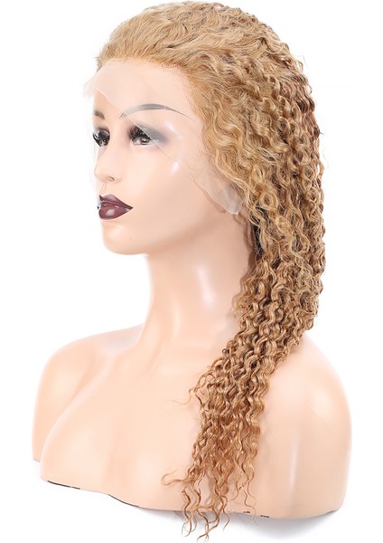 Marpessa Afro Dalga Front Lace Gerçek Tül Peruk - Balköpüğü - 60-65 cm