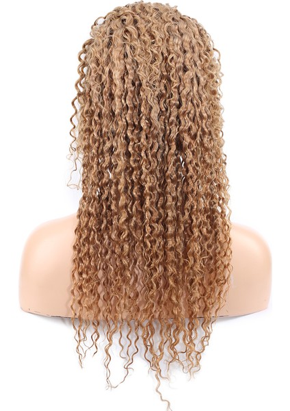 Marpessa Afro Dalga Front Lace Gerçek Tül Peruk - Balköpüğü - 60-65 cm